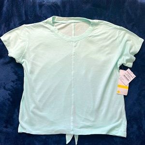 Zella Blue Clearwater Shirt Top Medium 8/10